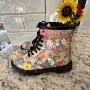 Dr. Martens Kids Floral Boots - Multicolor